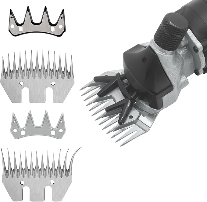 13 Tooth Sheep Shear Clipper Replacement Blades for Electric Sheep Clippers（ 2 Sets ）