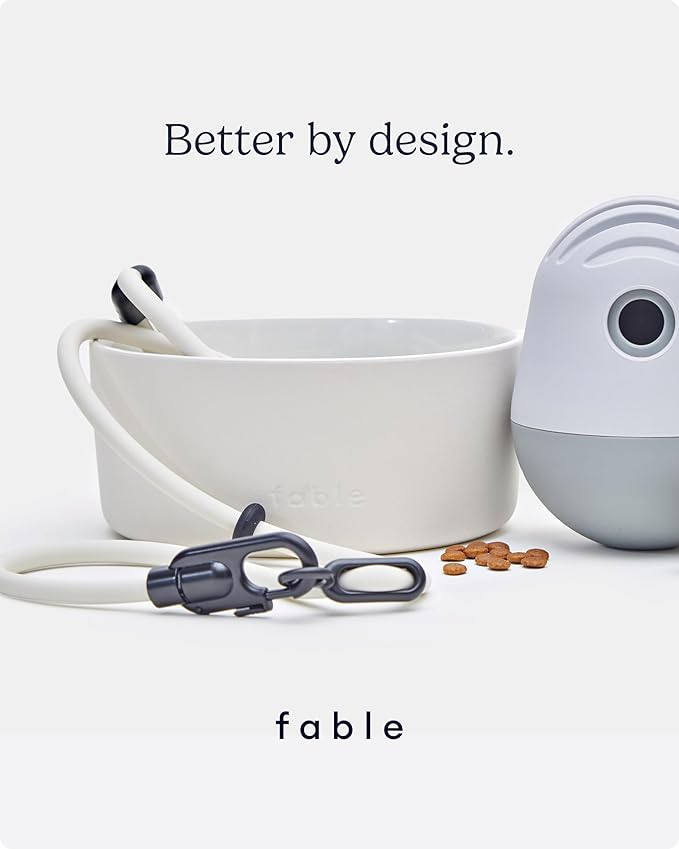 FABLE Signature Collar - Lightweight, Waterproof, & Durable Dog Collar - Coated Webbing Collar with Aluminum Buckle - Easy On/Off & Re-Sizing - Easy to Clean - Slate - Small