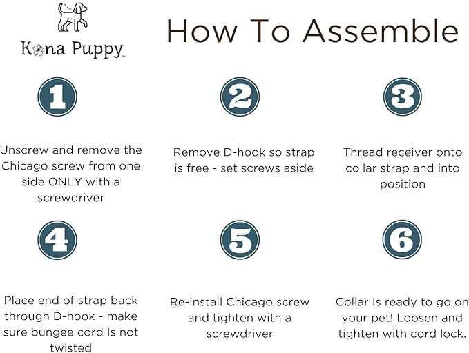 Waterproof E-collar Replacement Strap Dog Collar for Invisible Fence/ecollar - Easy On Bungee (1" Wide, Light Purple)