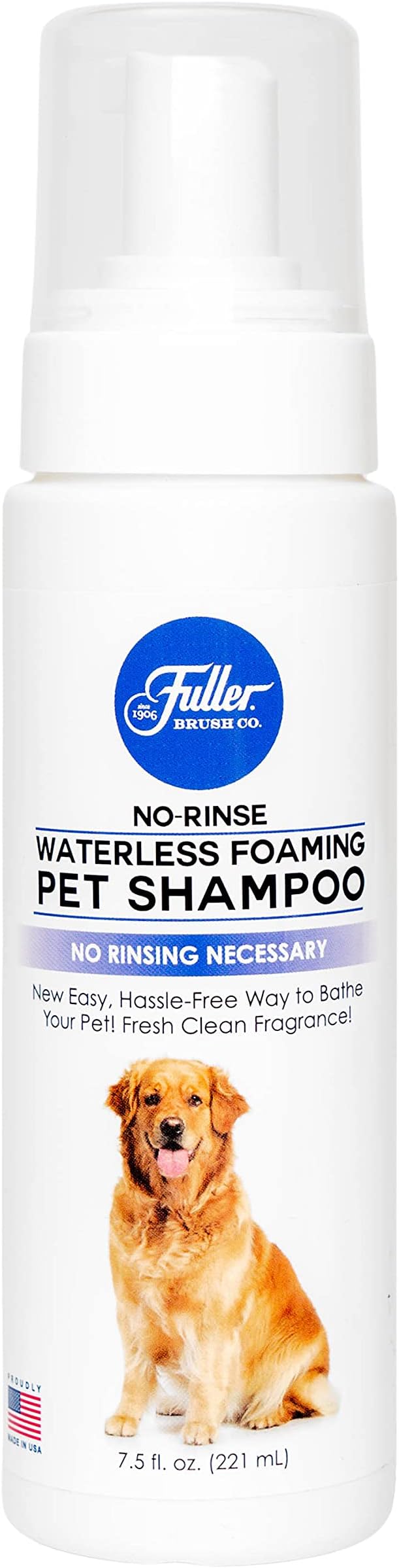 Waterless Foaming Pet Shampoo + Refill Bottle