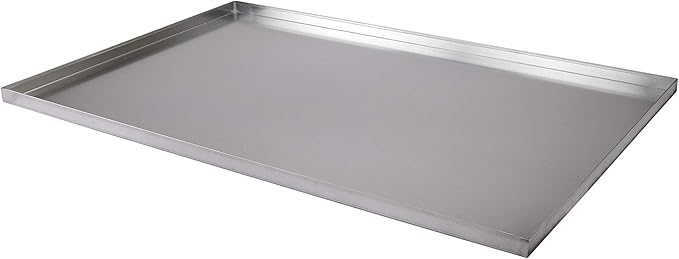 Red Hound Auto Metal Replacement Tray for Dog Crate 35.5 x 23.25 Inches Flat-A-Way Heavy Duty Galvanized Steel Chew Proof Kennel Cage Pan Leakproof Liner