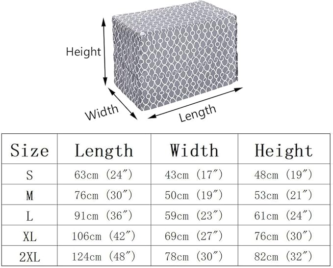 Dog Crate Cover for Wire Crates, Heavy Nylon Waterproof, Fits Most 30" inch Dog Crates, Easy to Put On, Take Off, and Adjust - Cover only - Gray - M