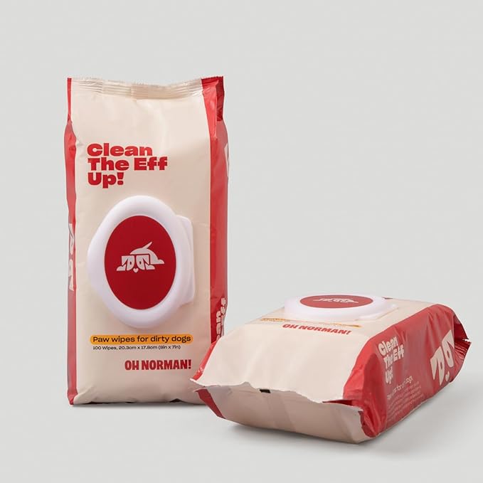 Clean Up Body Wipes for Dogs by Kaley Cuoco, Gentle Pet Grooming Wipes, Plant-Based and Unscented, 48 Count