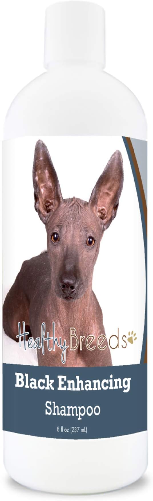 Healthy Breeds Xoloitzcuintli Black Enhancing Shampoo - Gentle Cleanser with Vitamin E, Aloe & Coconut Oil That Adds Brilliance, Shine & Intensity to Darker Coats - Floral Scent - 8 oz