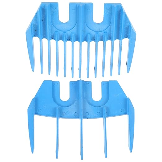 Kisangel 2pcs Sheep Shears Attachment Guard Electric Wool Shears Accessory Trimmer Guide Replacement Blades for Goat Shaver Accessory