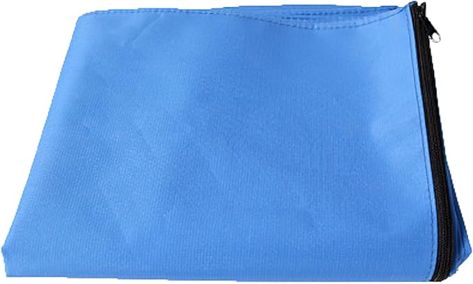 Dog Crate Cover Waterpoof Blue Pet Kennel Covers for Puppy Cat Indoor Outdoor Fit for 1 Door Wire Crate, 37.40x25.59x33.46 Inch