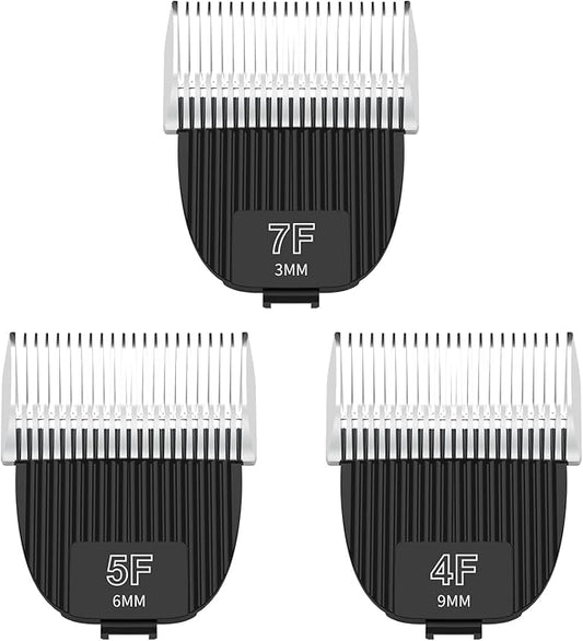 4F+5F+7F Flash Clipper Professional Detachable Replacement Blades，Compatible with Kenchii Flash Clipper Blade,3 Pack