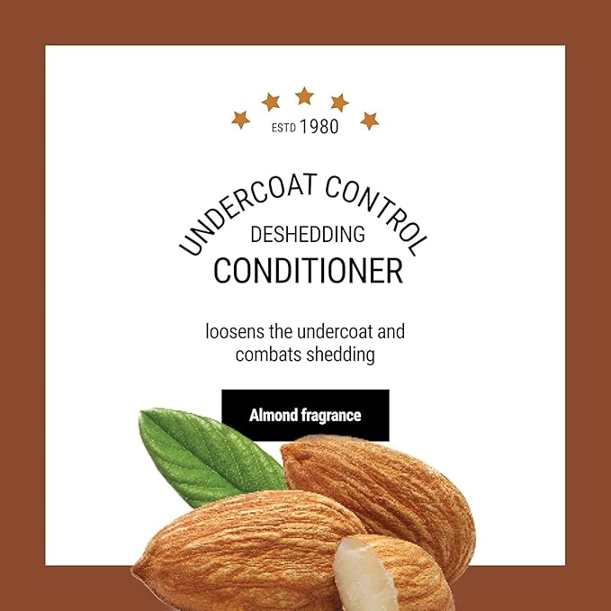Undercoat Control Deshedding Conditioner, 16 oz - Combats and Reduces Shedding, Undercoat Removal, Omega 3 & 6 Rich, Vitamin E Infused