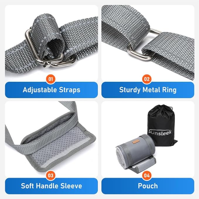Dog Lift Harness for Medium Dogs, Adjustable Dog Sling for Back Legs, Hip Support Harness to Help Lift Dogs Rear for Canine Aid and Old K9 Cruciate Ligament Rehabilitation - Medium, Grey