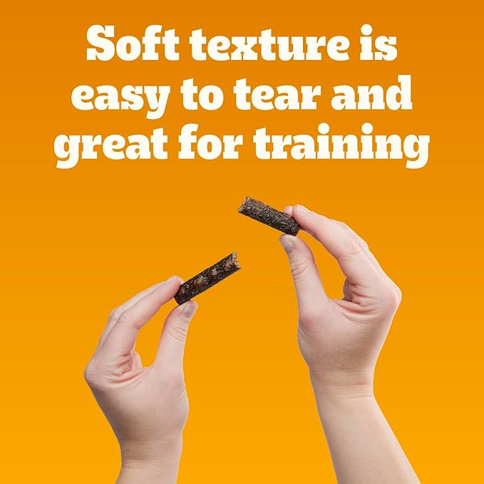 Pedigree Canine Cookout Soft Dog Treats, Chicken Flavored Meaty Sticks and Strips, (2) 18.2 oz Bags