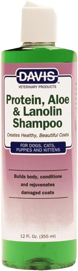 Davis PALS12 Protein, Aloe and Lanolin Pet Shampoo, 12 oz