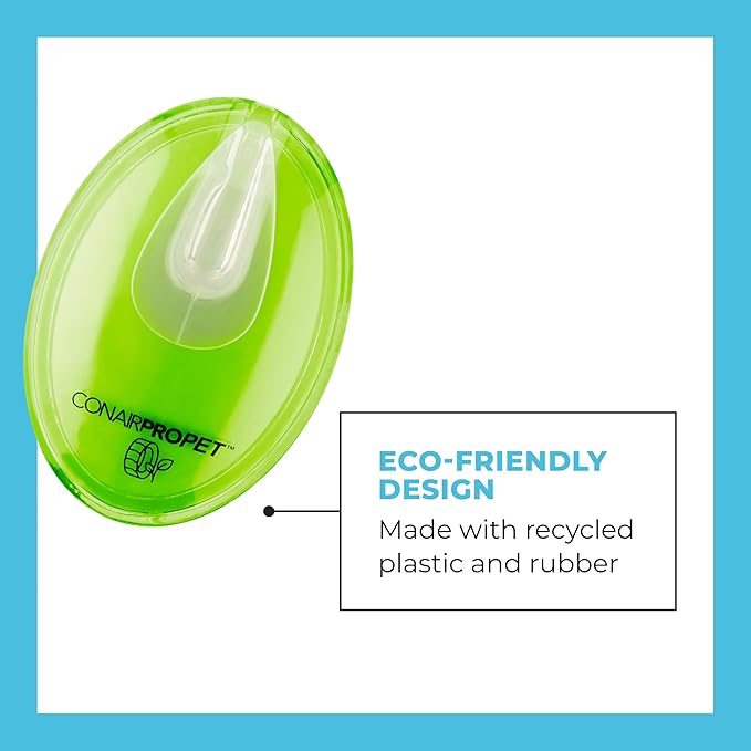 CONAIRPROPET Pet Brush with Ergonomic Pet-It Design, Dog Brush for Shedding, Removing Dirt, Curry Comb