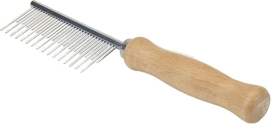 Coastal Pet Safari Dog Shedding Combs - Dog Shedding Brush for Dogs with Short and Long Hair - Different Sized Teeth for Undercoat Rake - 7" x 1.5"