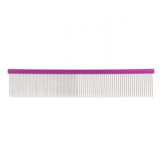 Greyhound Comb For Dogs, Metal Dog Comb Cat Comb For Removing and Knots Dog Combs with Rounded Ends Dog Combs For Grooming Matting Grooming Tool For Long Short Haired Dog