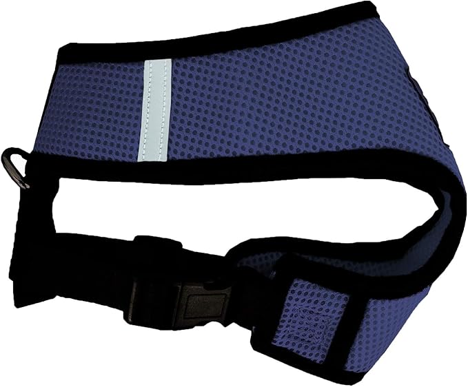 Active Dogs Dog Harness No Pull & No Choke Adjustable Pet Vest Harness for Dogs Reflective Adjustable Breathable Front Clip Pet Harness for Small Medium and Large Dogs (X-Small, Navy Blue)
