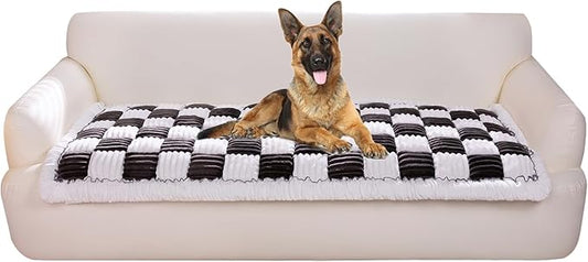 Pet Couch Cover, Couch Cover for Dogs Washable,Durable Pet Couch Covers for Sofa,Pet Friendly Sofa Protector, Large Dog Furniture Shield, Easy Clean Dog Couch Cover(27.6X82.7In,Black)