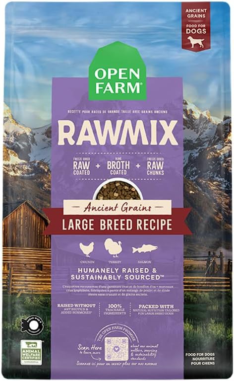 Open Farm RawMix Large Breed with Ancient Grains Recipe - 20lb