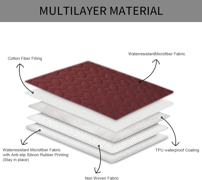 Ameritex Pet Bed Cover Dog Bed Blanket for Sofa and Furniture Waterproof New Pattern Design
