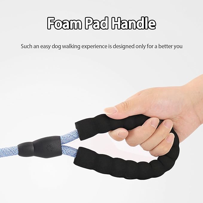 Dog Harness and Leash Set, No Pull Soft Mesh Pet Harness, Adjustable Puppy Vest for Small Medium Large Dogs (Blue, L)