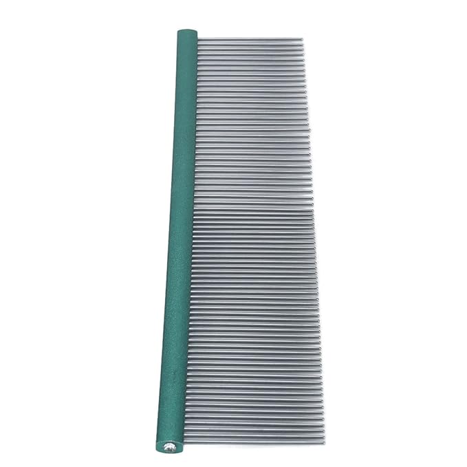 Greyhound Comb For Dogs, Metal Dog Comb Cat Comb For Removing and Knots Dog Combs with Rounded Ends Dog Combs For Grooming Matting Grooming Tool For Long Short Haired Dog