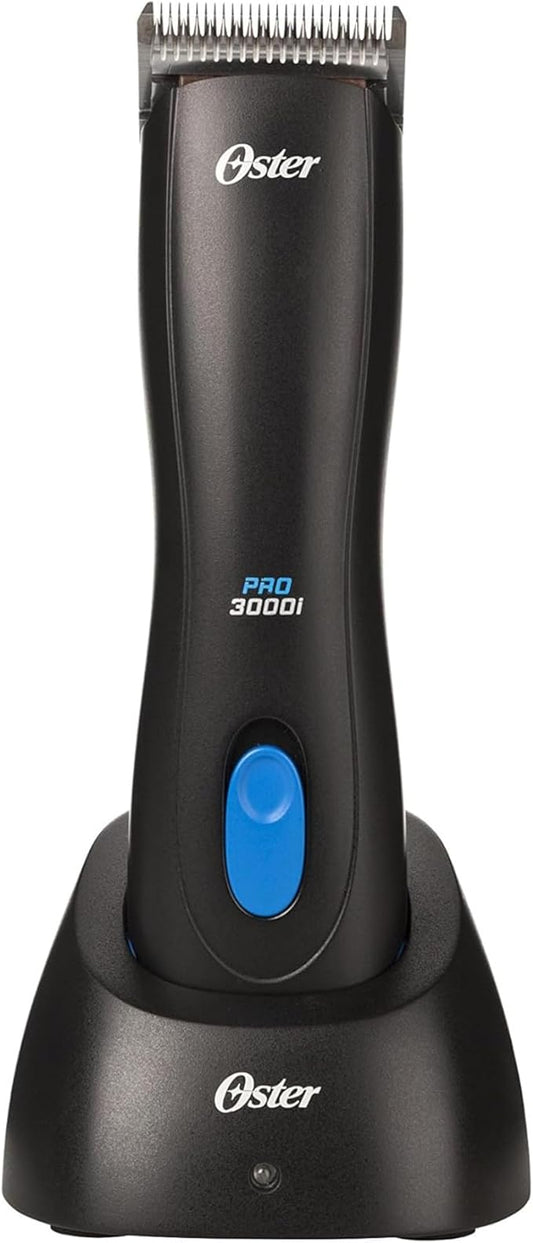 Oster Pro 3000i Cordless Pet Clippers with Size 10 CryogenX Blade (078003-100-000)