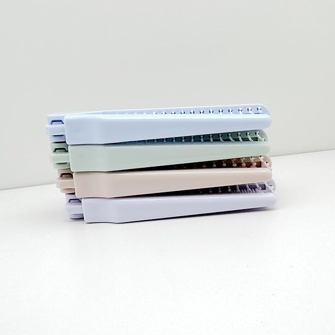 Folding Small Dog Grooming Brush - Perfect for Shih Tzus, Yorkies, and Maltipoos - Ideal Puppy Hair Brushes for Maltese and Small Breeds (Blue)