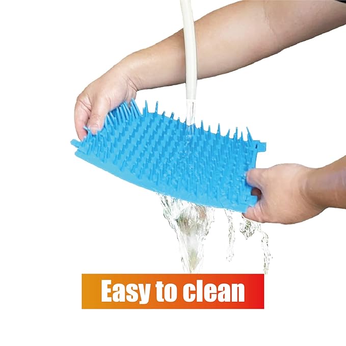 Dog Paw Cleaner for Dogs with Handle, Medium, Blue
