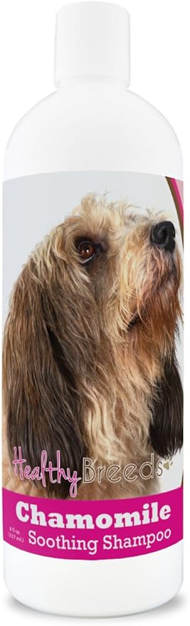 Healthy Breeds Petits Bassets Griffons Vendeen Chamomile Soothing Dog Shampoo 8 oz