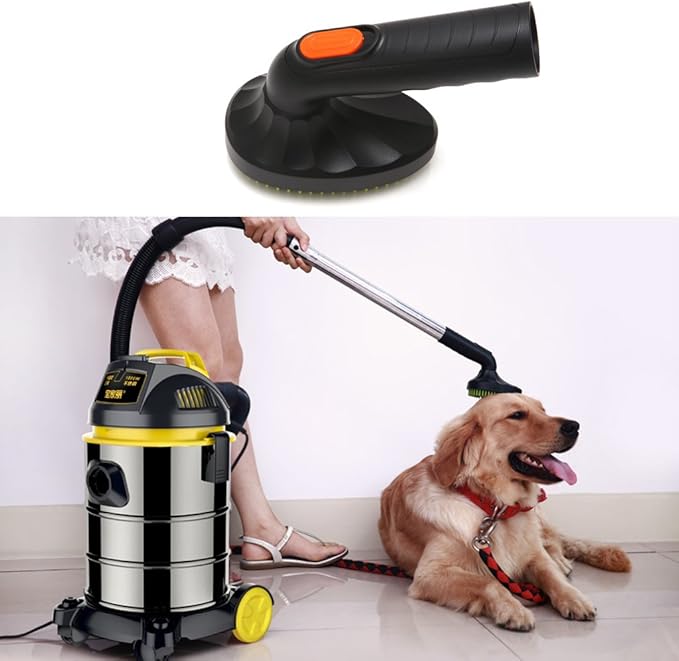 Pet for Dog Grooming Brush Vacuum Cleaner Attachment Tool Loose Hair Groom 3