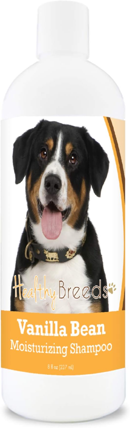 Healthy Breeds Entlebucher Mountain Dog Vanilla Bean Moisturizing Shampoo + Conditioner - with Vitamins A, D, E + Coconut Oil - 8 oz