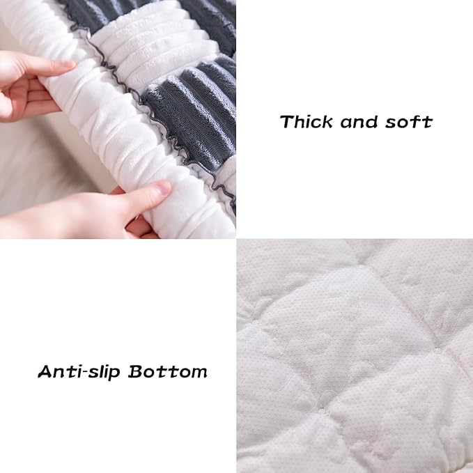 Pet Couch Cover, Couch Cover for Dogs Washable,Durable Pet Couch Covers for Sofa,Pet Friendly Sofa Protector, Large Dog Furniture Shield, Easy Clean Dog Couch Cover(27.6X70.9In,Gray)