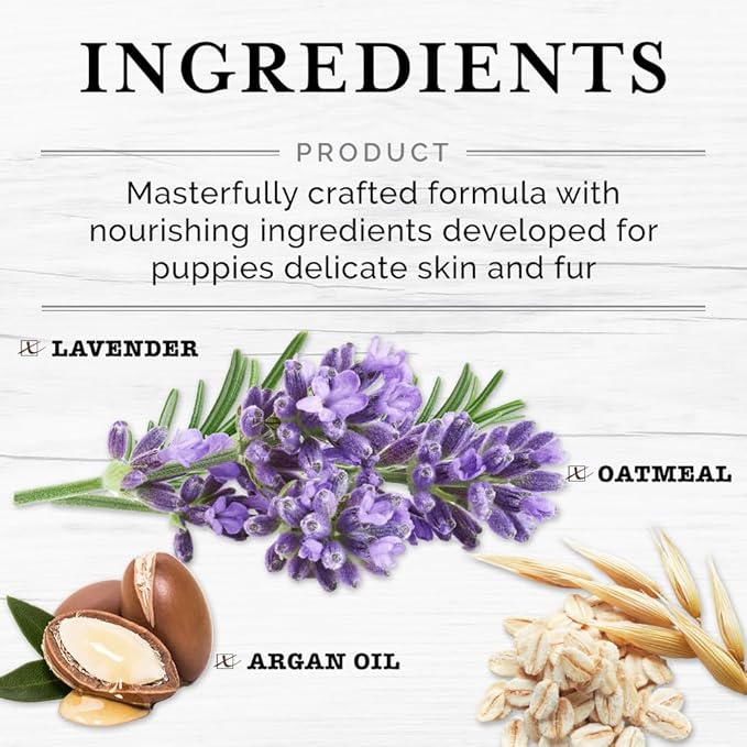 5-in-1 Moisturizing Puppy Shampoo - Tearless Shampoo for Puppies Cleanses, Soothes, Refreshes and Moisturizes, 480ml