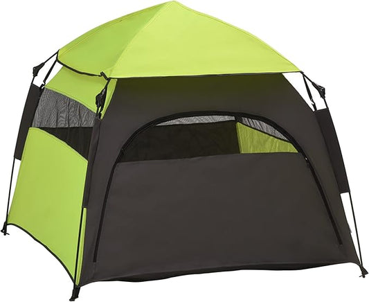 PawHut Pop Up Dog Tent for Extra Large and Large Dogs, Portable Pet Camping Tent with Carrying Bag for Beach, Backyard, Home
