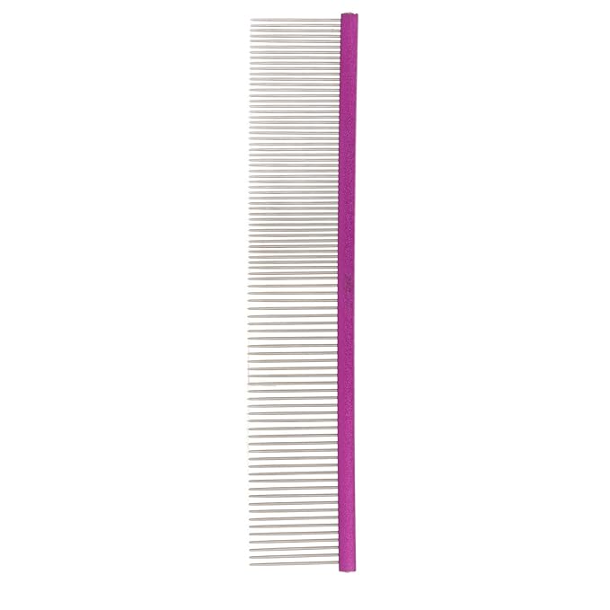 Greyhound Comb For Dogs, Metal Dog Comb Cat Comb For Removing and Knots Dog Combs with Rounded Ends Dog Combs For Grooming Matting Grooming Tool For Long Short Haired Dog
