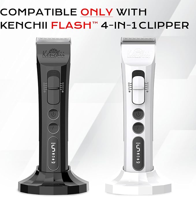 Kenchii Flash Clipper Blade (7F,3mm) Only Compatible With Flash Clipper, Black & White