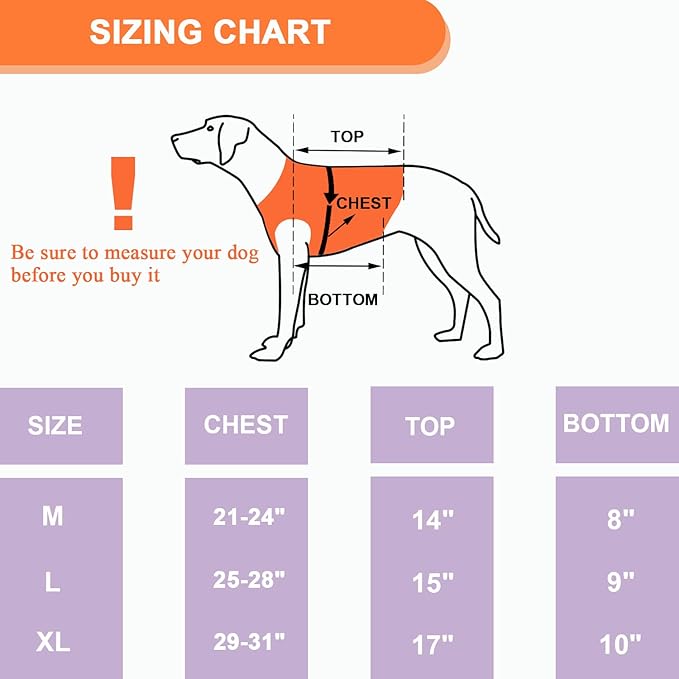 Coodeo Dog Hunting Vest Orange, Camo and Reversible Reflective Dog Tactical Harness Hound Jacket for Protection and Security, 4.5mm Neoprene Waterproof Safety Dog Vest Both Sides to Wear (Medium)