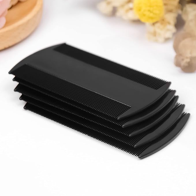 Lice and Flea Grooming Combs, 50 Pack Fine-Tooth Plastic Hair Combs for Pets