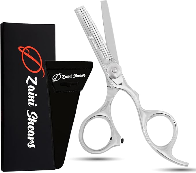 Professional Dog Grooming Scissor,5'' Inch Thinning Shears,Pet Thinning Scissors,Dog Cat Pet Grooming Scissor Pet Thinning Texturizing Shears Safety Noiseless Blunt Tip Trimming Scissor [Polish]