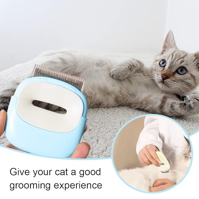 Pet hair removal comb dual-purpose pet hair removal comb multi-functional pet beauty comb for pet cleaning, hair removal and massage
