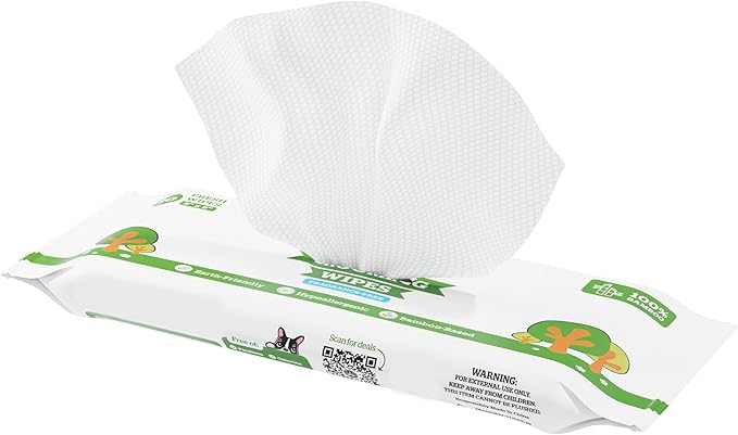 Pogi's Grooming Wipes Home & Travel Bundle - 100-Count Grooming Wipes for Home and 240-Count Packs for Travel