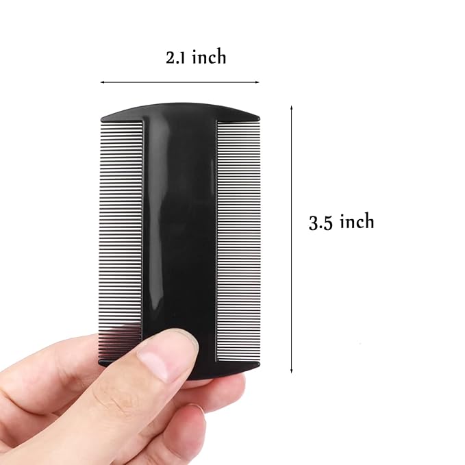Lice and Flea Grooming Combs, 50 Pack Fine-Tooth Plastic Hair Combs for Pets