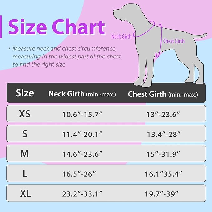 Dog Harness,No Pull Pet Harness Adjustable Reflective Pet Harness Easy Control Handle for Small to Large Dogs Soft Padded Puppy Vest (Purple, Small)