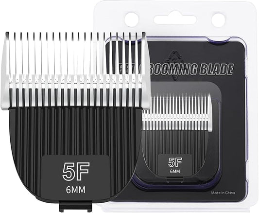 1Pack Flash Clipper Professional Detachable Replacement Blades,Compatible with Kenchii Flash Clipper Blade（Size 5F-6mm ）