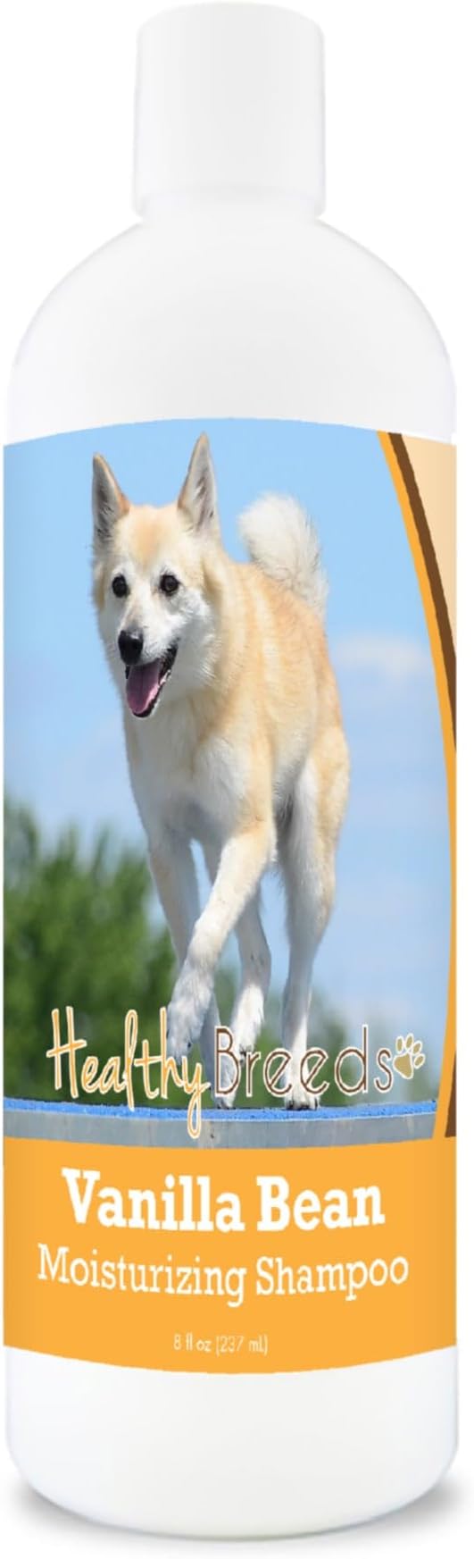 Healthy Breeds Norwegian Buhund Vanilla Bean Moisturizing Shampoo + Conditioner - with Vitamins A, D, E + Coconut Oil - 8 oz