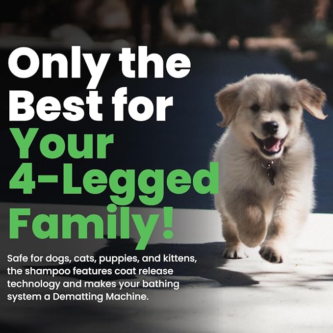 Best Shot Ultra Wash Too Shampoo with Pet Coat Release Technology, Coat and Skincare Product for Dogs and Cats, Quick-Rinsing, 16 oz