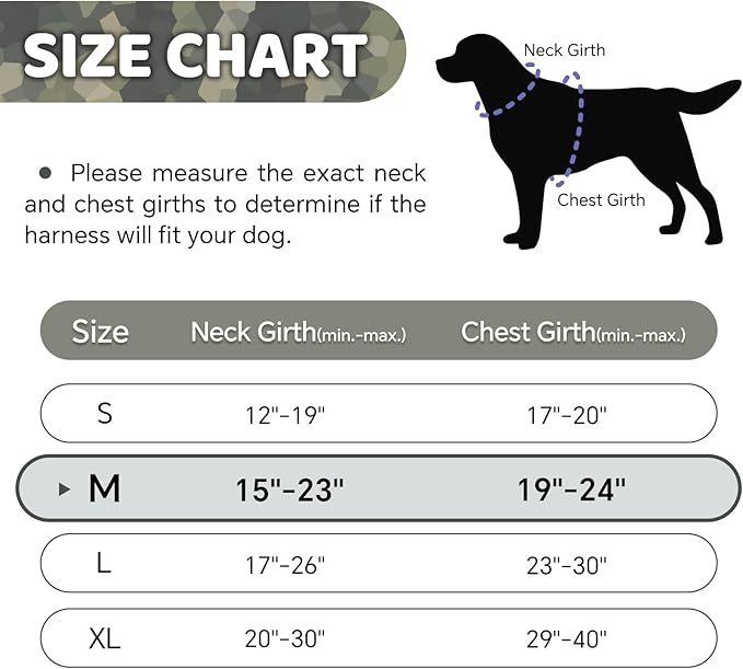 QQPETS No Pull Dog Harness with 2 Leash Clips，Adjustable Soft Padded Dog Vest, Reflective Outdoor Pet Oxford Vest with Easy Control Handle for Small to Large Dogs Walking Training