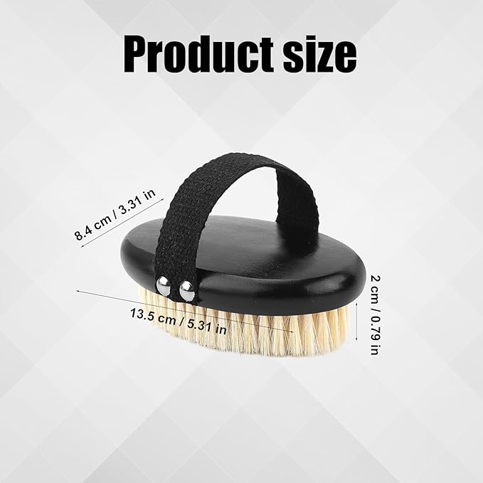 Pet Palm Brush for Dogs & Cats, Puppy Hand Brush for Massaging Grooming Shedding, Soft Bristle Kitten Brush Efficient Pet Loose Hair Remover Comb Supplies for Long and Short Hair Pets(Black)