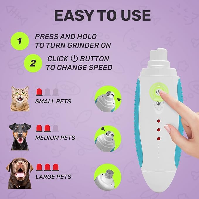 Dog Nail Grinder (Blue)