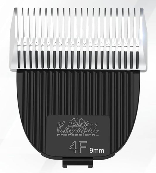 Kenchii Flash Clipper Blade (4F,9mm) Only Compatible with Flash Clipper, Black & White