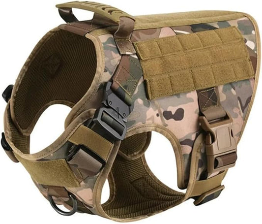 Dog Harness for Small Medium Large Sized Dogs, Durable Tactical Vest for Pets, Cooling Coat for Dogs, Outdoor-Resistant, pet Training Chest, and leashes. (Small)